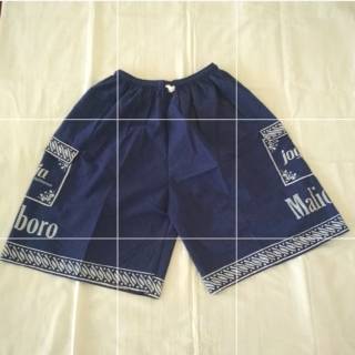  CELANA  PENDEK  3 4 MALIOBORO KATUN KHAS JOGJA  MAROON BIRU 