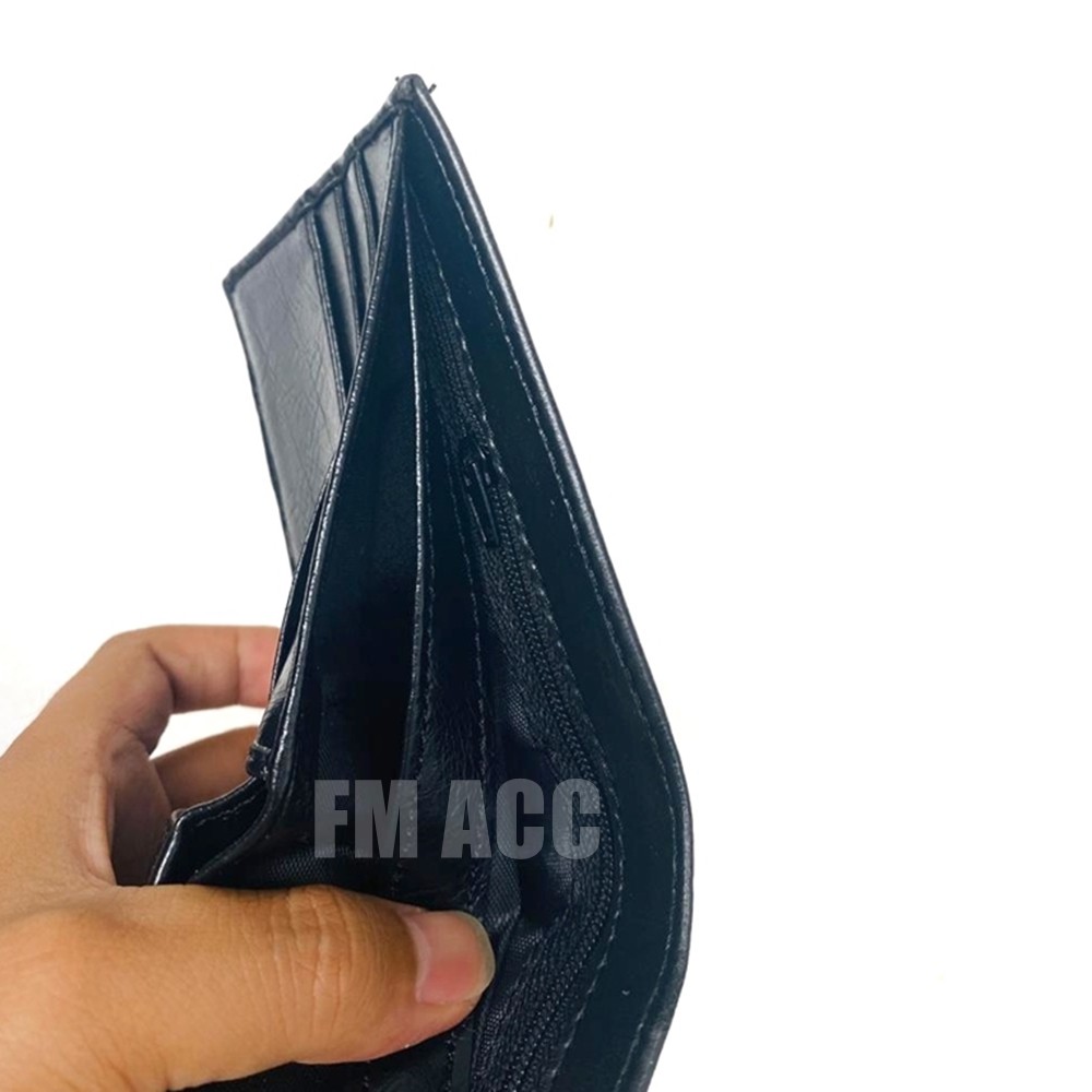 Dompet Pria Kulit Premium Terbaru Dompet Kartu Dompet Kulit Pria -Warna Hitam