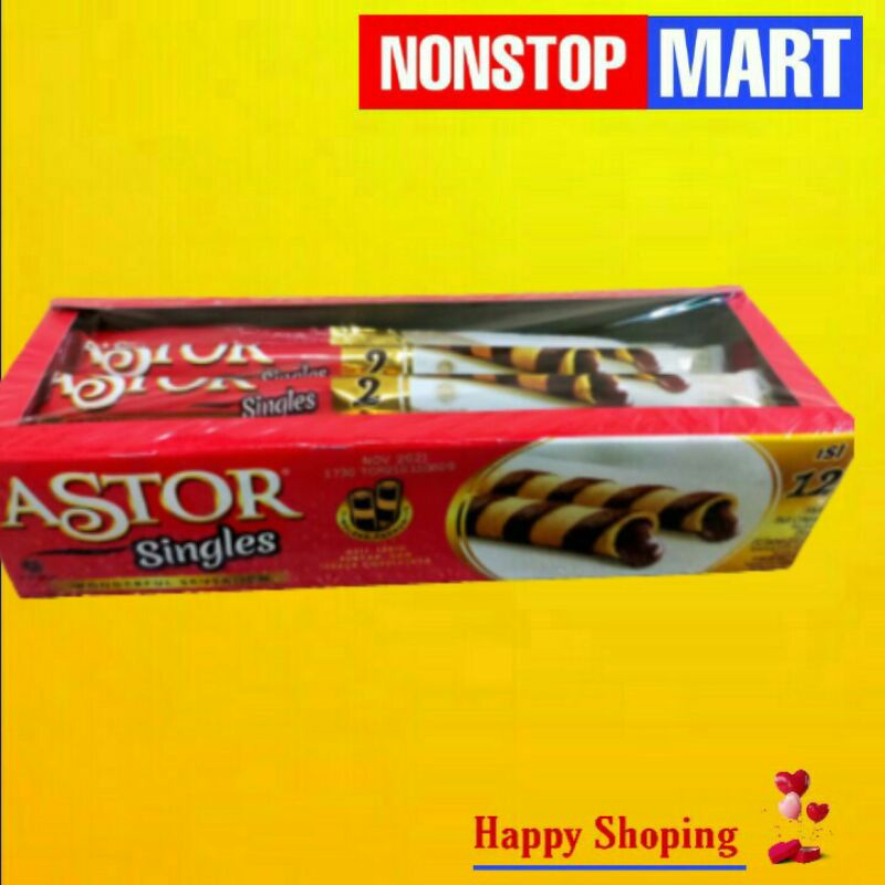 

ASTOR SINGLES 1 pack isi ( 12 x 18 gr )