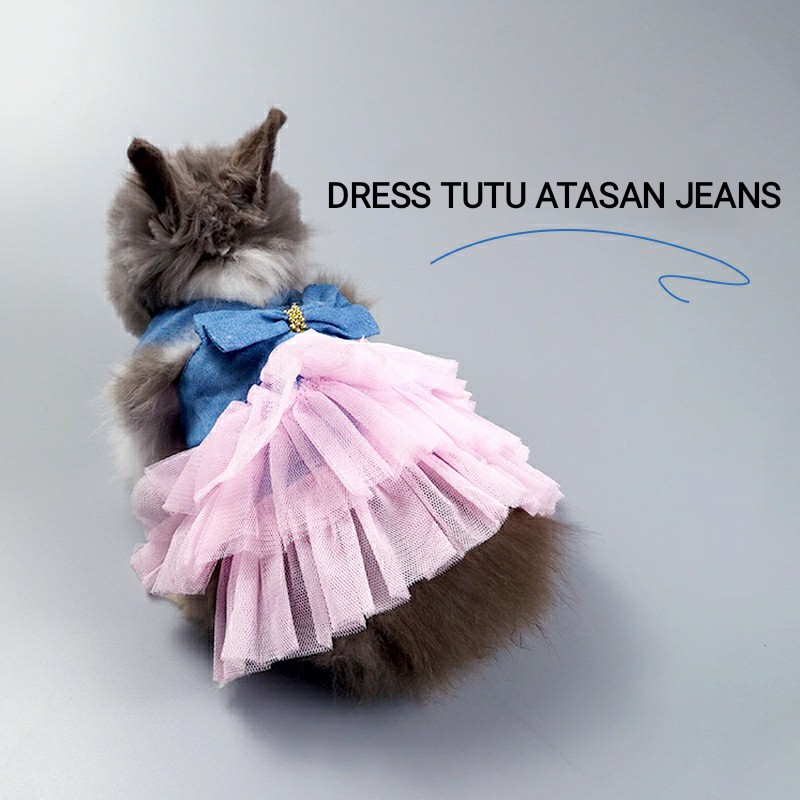 Dress Gaun Anjing Kucing / Clothes Baju Pakaian Anjing Kucing