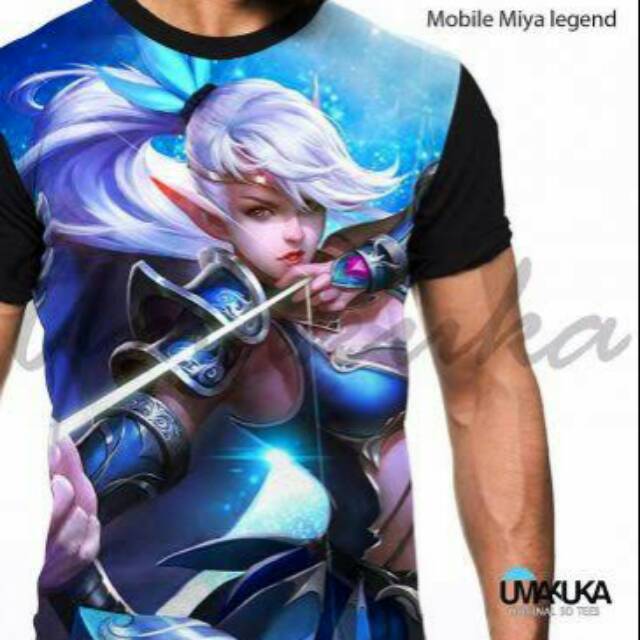 Mobile miya legend / mobile legend / kaos murah / grosir kaos / umakuka