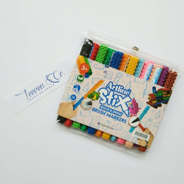 

ARTLINE STIX BRUSH MARKER ETX-F SET 12 COLOUR