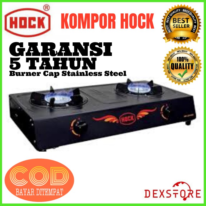 Kompor Gas LPG kompor hock kompor 2 tungku murah kompor lpg Hock Kompor Hock elegan deluxe