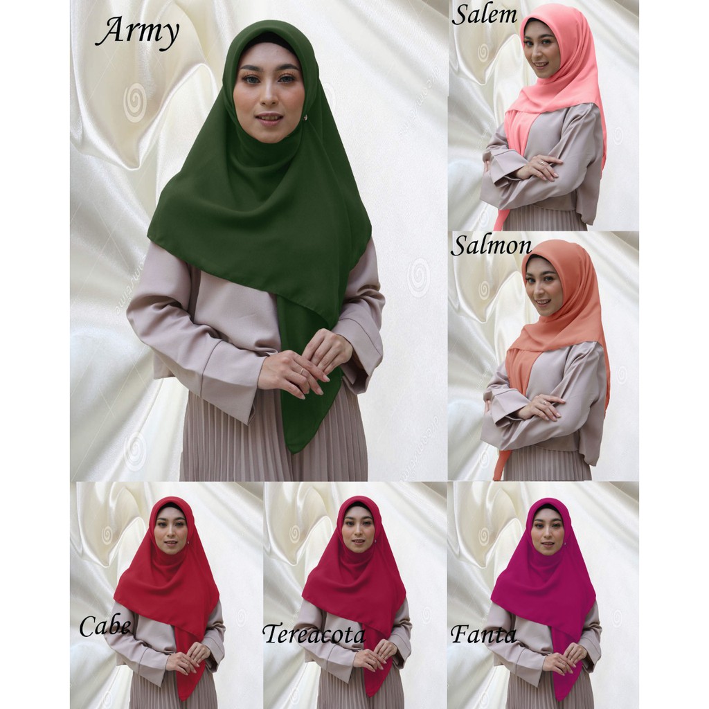 Kerudung BELLA SQUARE PART 2 HIJAB POLYCOTTON JILBAB Segi empat hijab