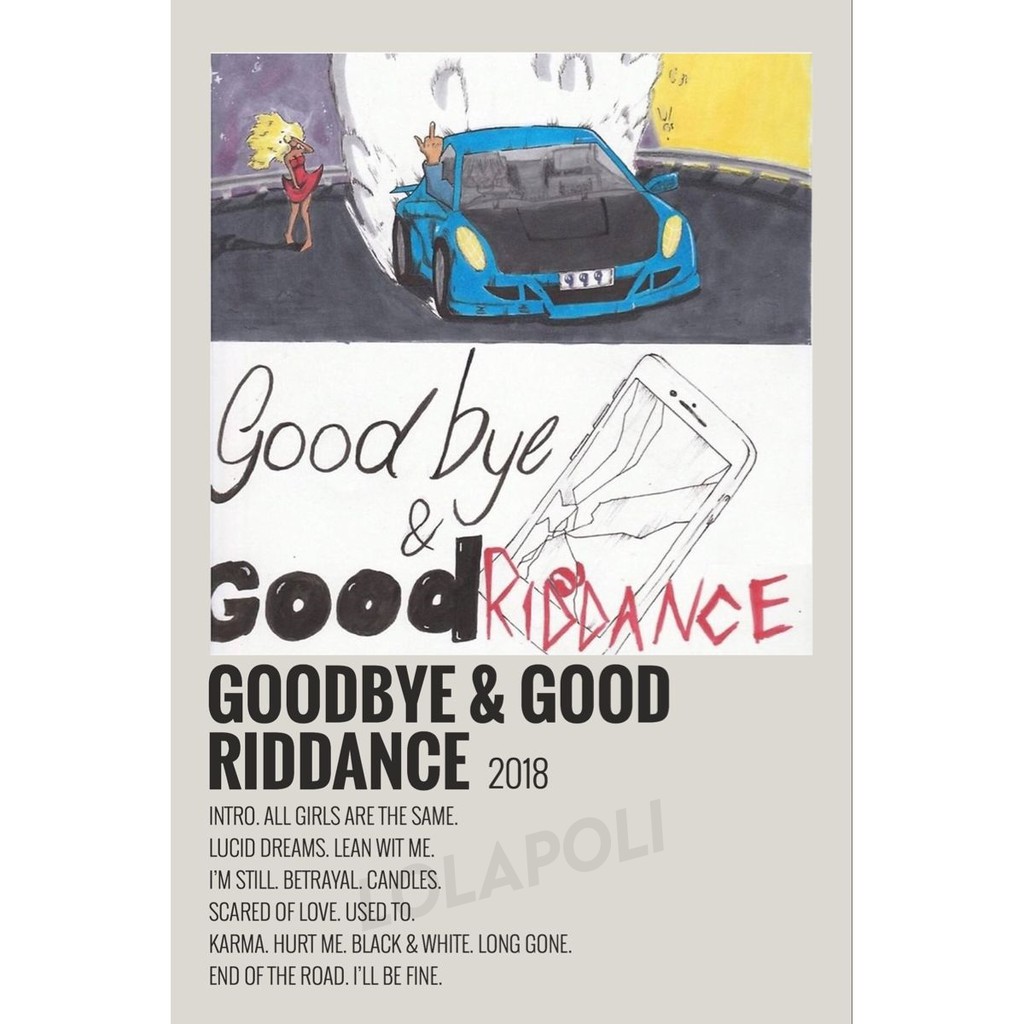 Poster Cover Album Goodbye &amp; Good Ridance - Juice WRLD