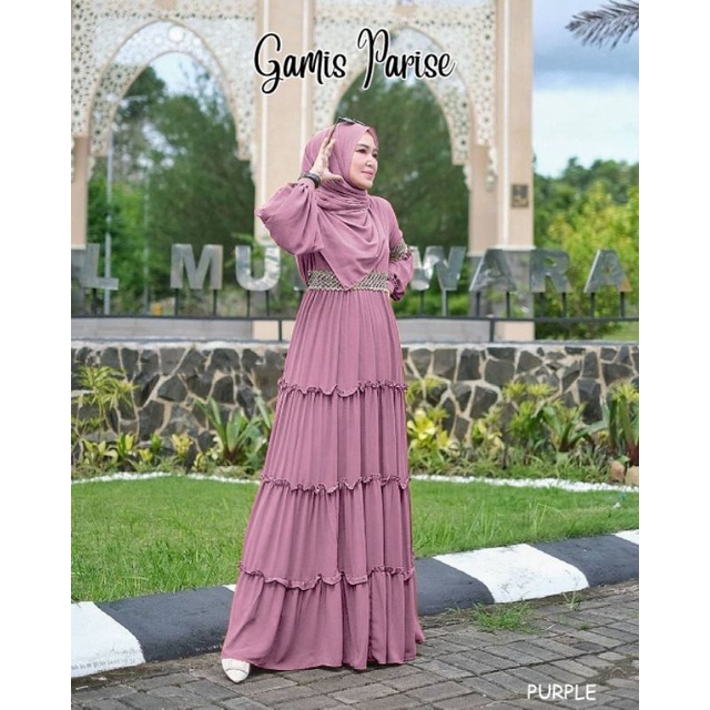 Parise Gamis Pesta Cerruty Babydoll Simple