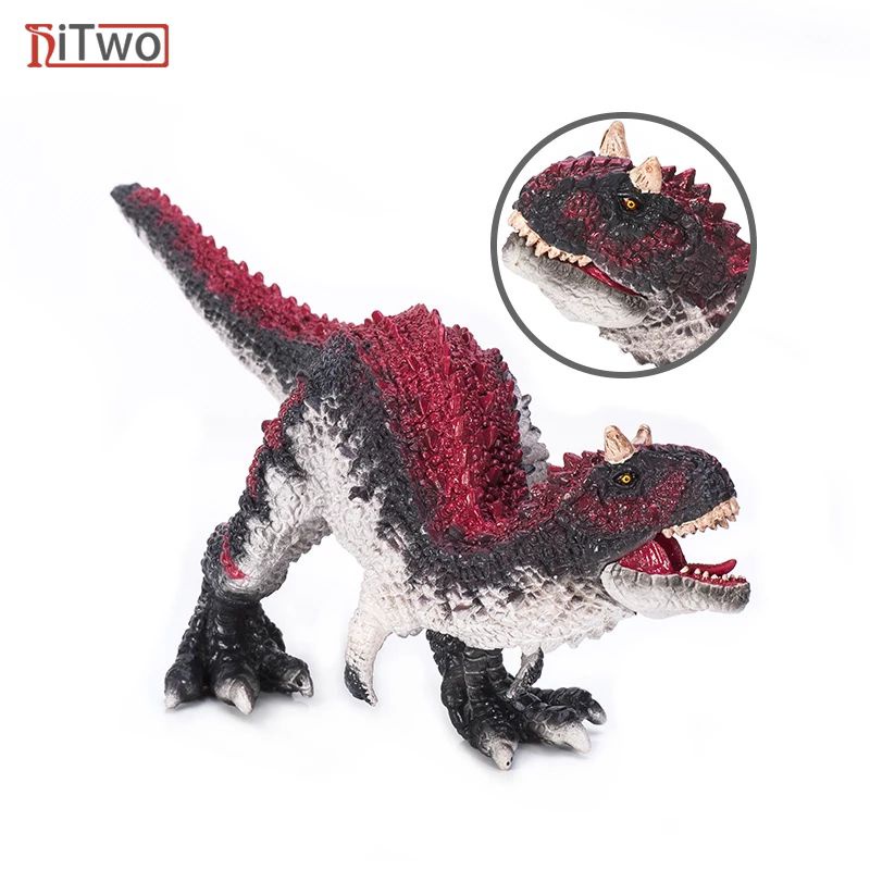 Dinosaurus Carnotosaurus Figure Mainan Figure dinosaurus hiasan pajangan