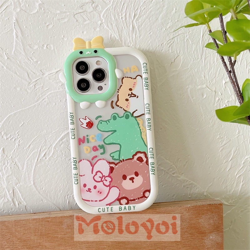 Soft Case Motif Kartun Monster Kecil Lucu Untuk IPhone XR 13 7 8 14 Plus 11 12 14 Pro MAX X 6 6S Plus XS MAX SE 2020