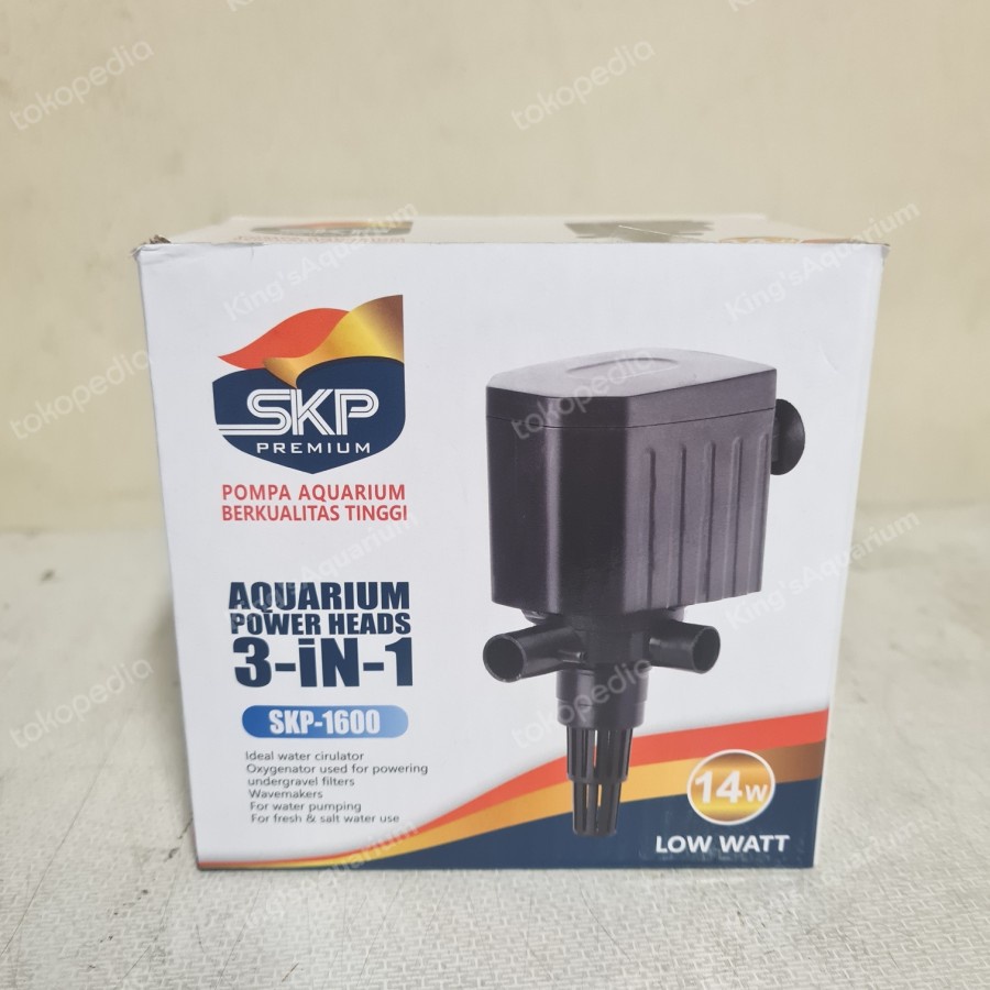 SKP premium 1600 pompa filter aquarium kolam