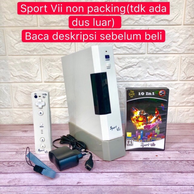 Gameboy game boy video game console vii sport vii replika nintendo wii