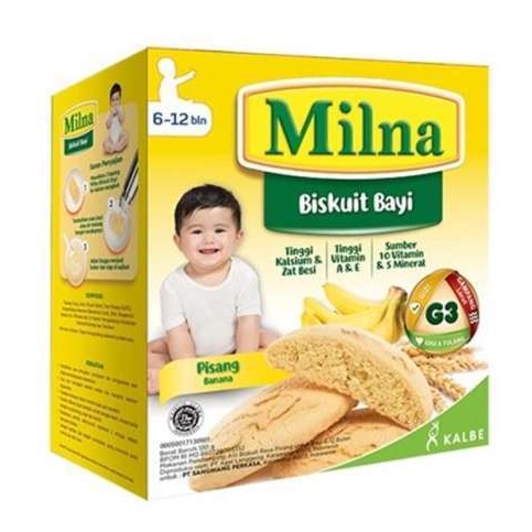 Milna Baby Biscuit Pisang 110gr