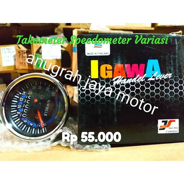 Takometer Speedometer Variasi Sepeda Motor Merk Igawa