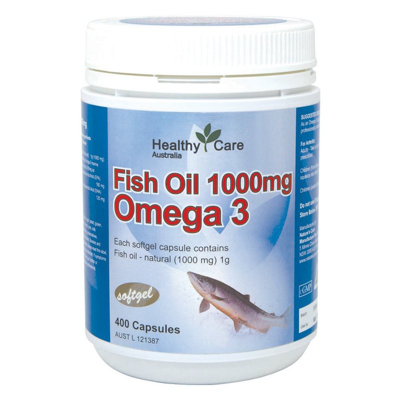 Be Healthy!  Healthy Care Omega 3 Fish Oil 1000mg 200 kapsul