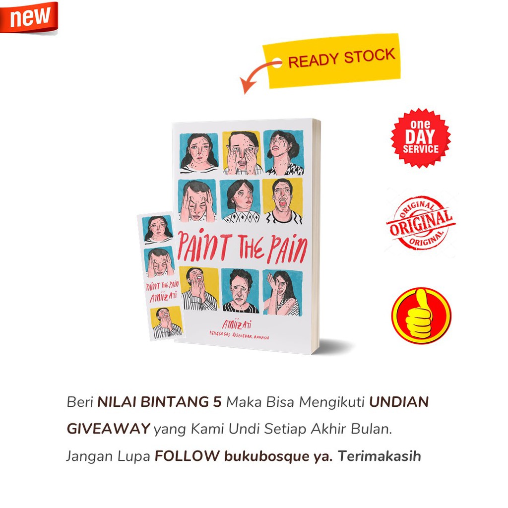 

Buku Paint The Pain - Shira Media Free Bookmark