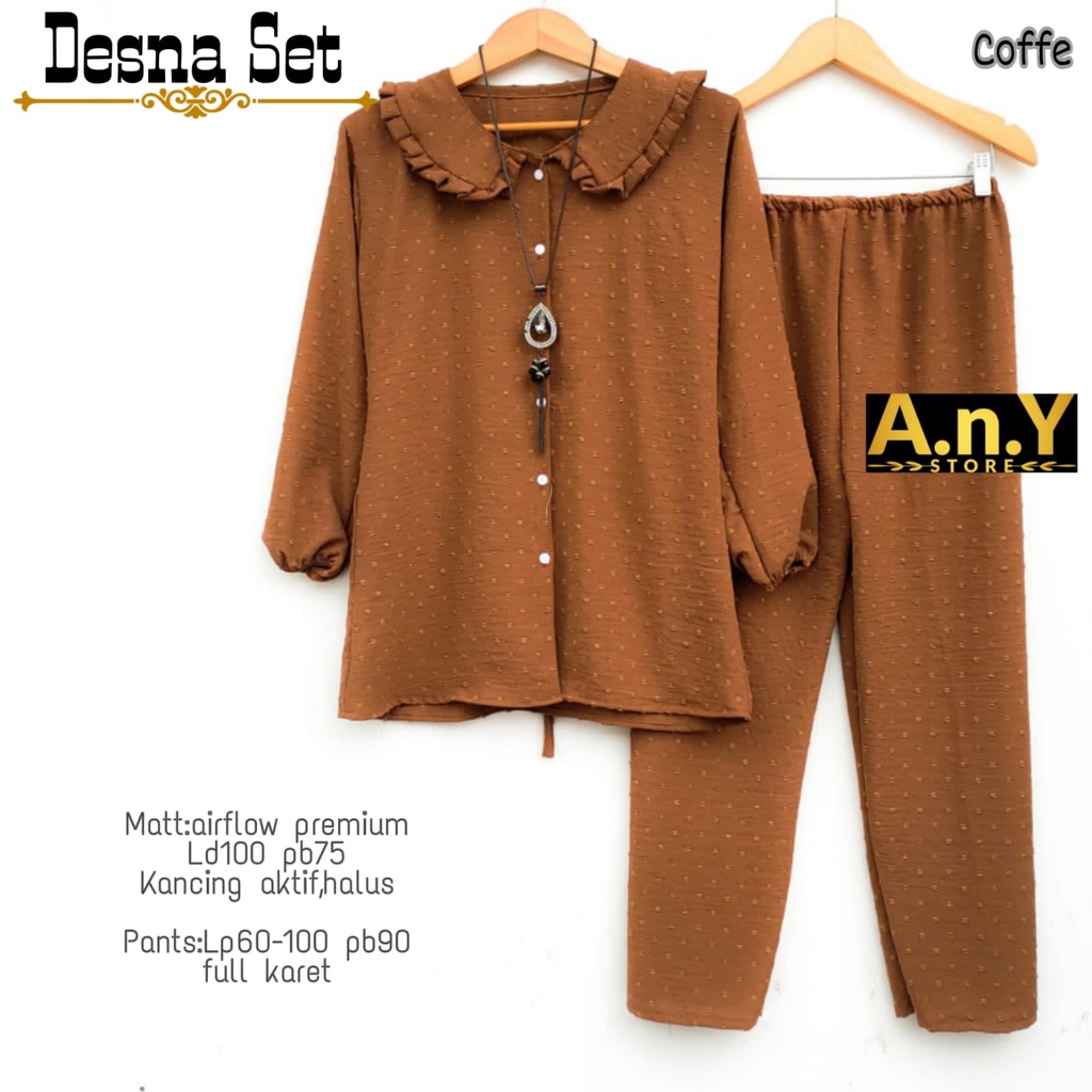 DESNA SET BY ANY - SET BAJU DAN CELANA WANITA-1