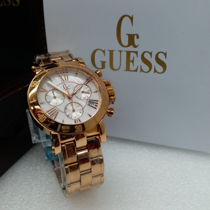 Jam Wanita Guess Collection GC X73001M1S Baterai Steel Ori BM