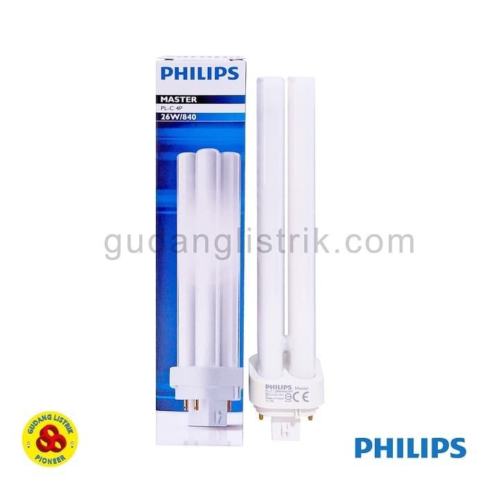 PHILIPS LAMPU PL-C 26W/840/4P BOHLAM PL - C 26 WATT 84 4PIN COOL WHITE