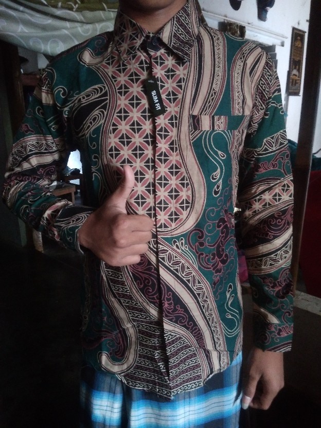 Batik Pria Lengan Panjang Slimfit Modern Batik Slimfit Pria