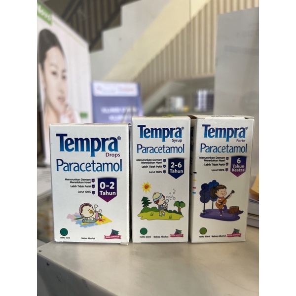 Tempra Paracetamol Drops, Syrup, Forte
