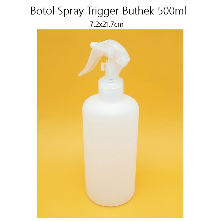 Botol Spray/Plastik Pet Spray/Mist Semprot Trigger Buthek 500ml