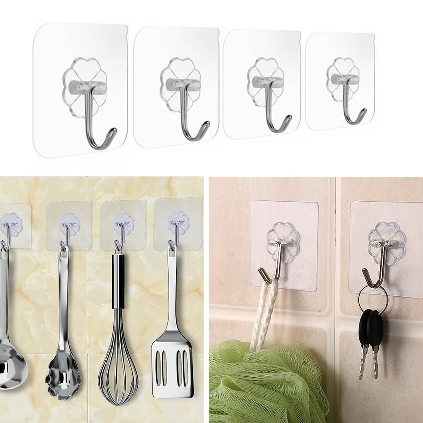 Home Storage Hook Up Homie Self Adhesive Strong Wall Hook Hanger