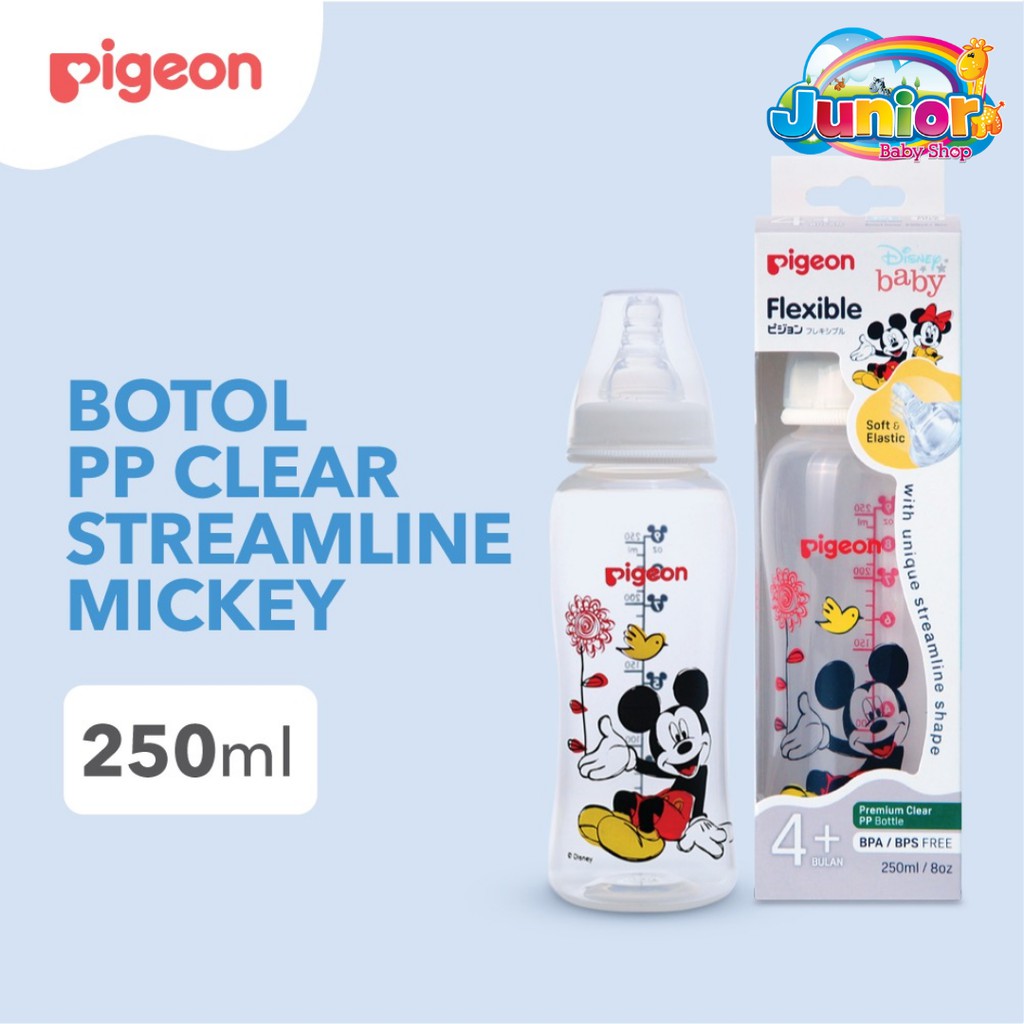 Pigeon Botol PP Clear Streamline 250ml