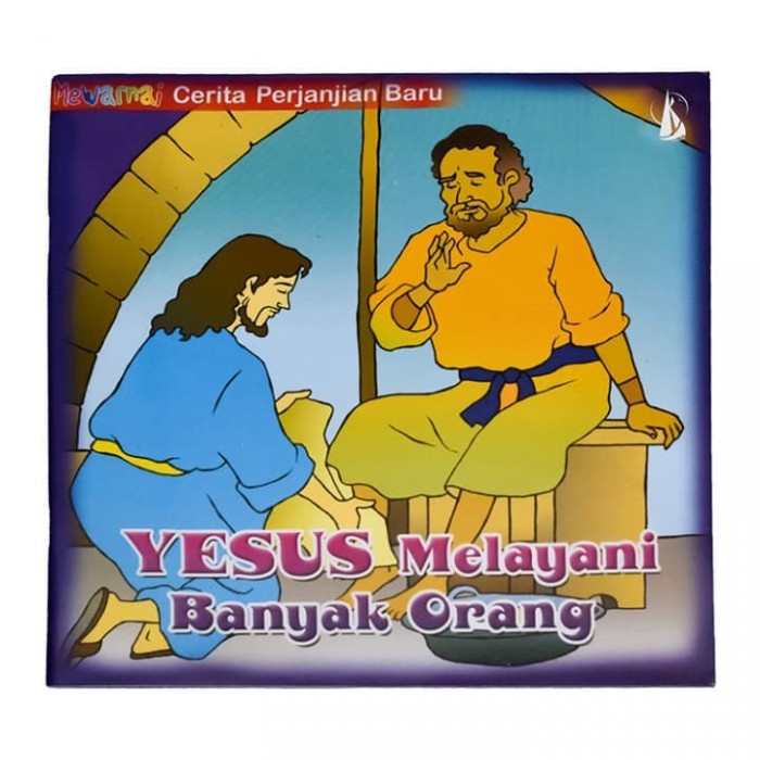 

Huseincollection - Buku Rohani Anak Mewarnai - Yesus Melayani Banyak Orang -Buku Anak