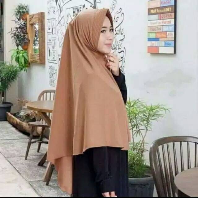 Jilbab khimar jumbo 75 x100