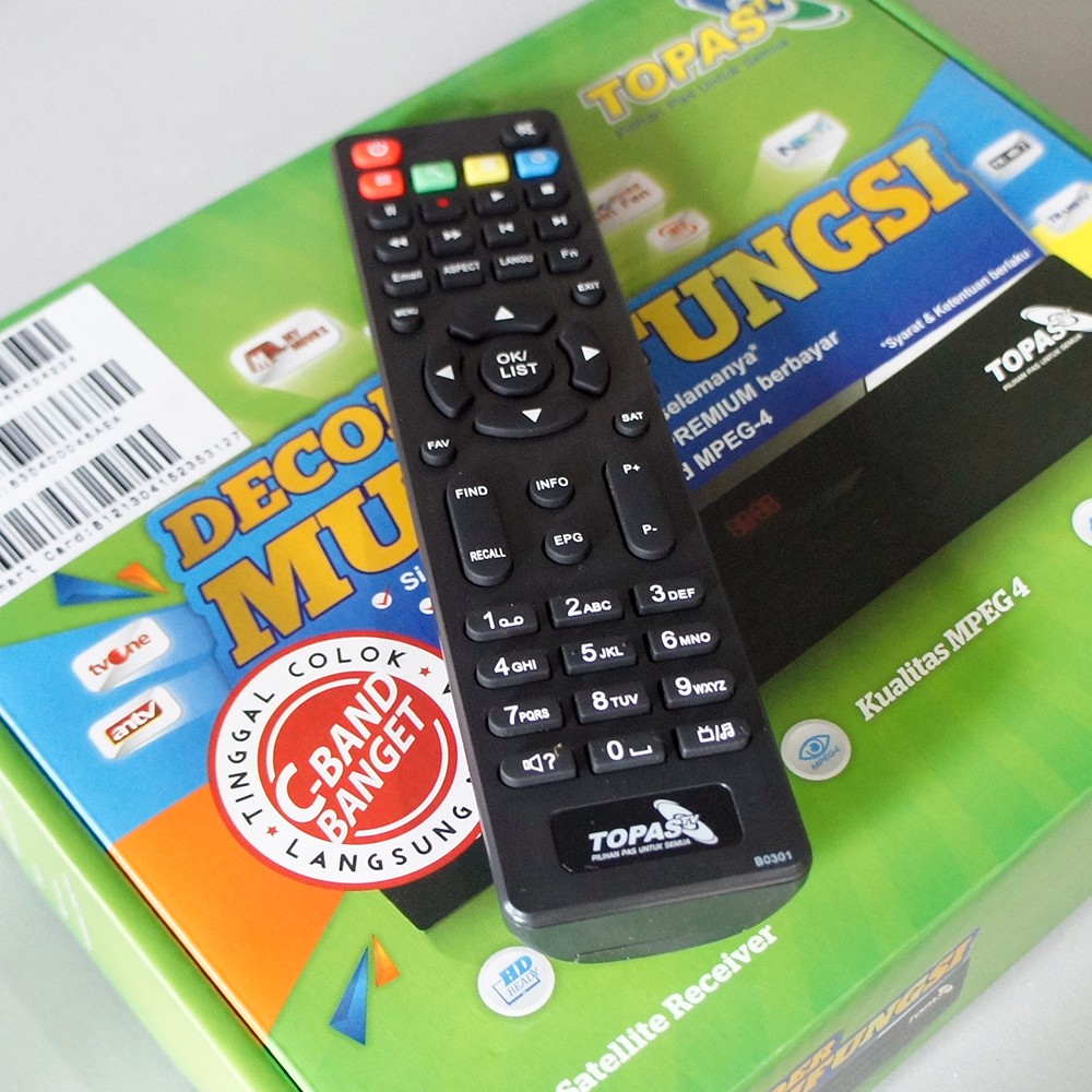 Remote Receiver Topas TV
