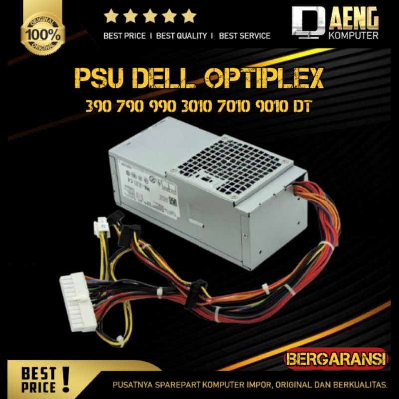 PSU Power Supply Power Suplay Pc Dell Optiplex 390 790 990 3010 7010 9010 Dekstop Tower Murah