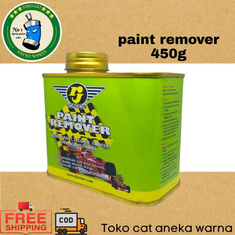 paint remover perontok  penghilang pengelupas cat rj london 450g