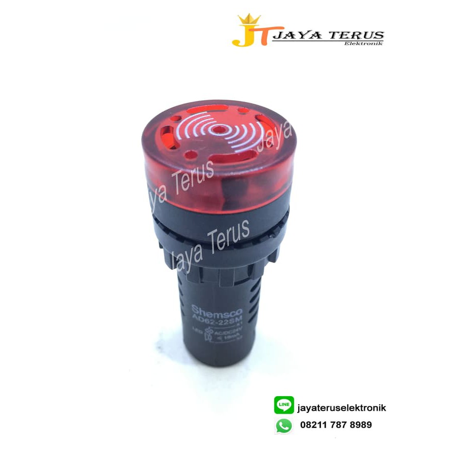 Pilot Lamp 22 mm + Buzzer/ Pilot lamp 24V /Pilot lamp buzzer 220V