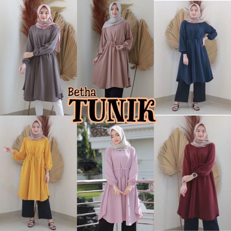 Bheta tunik atasan wanita fashion remaja