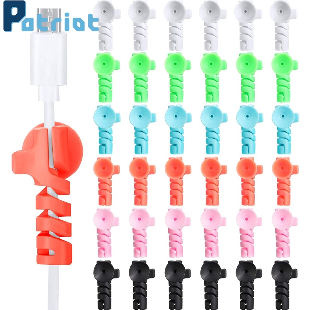 [ 1 Piece  Data Cable Charger Cable Protector with Sucker ] [  Silicone Cable Winder Manager Earphone Wire Protector Saver Mobile Accessories ]