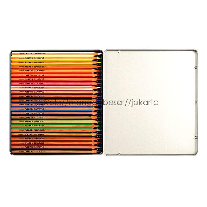 

Lyra Graduate Colour Pencils 24 Warna ( Pensil Warna ) Metal Box
