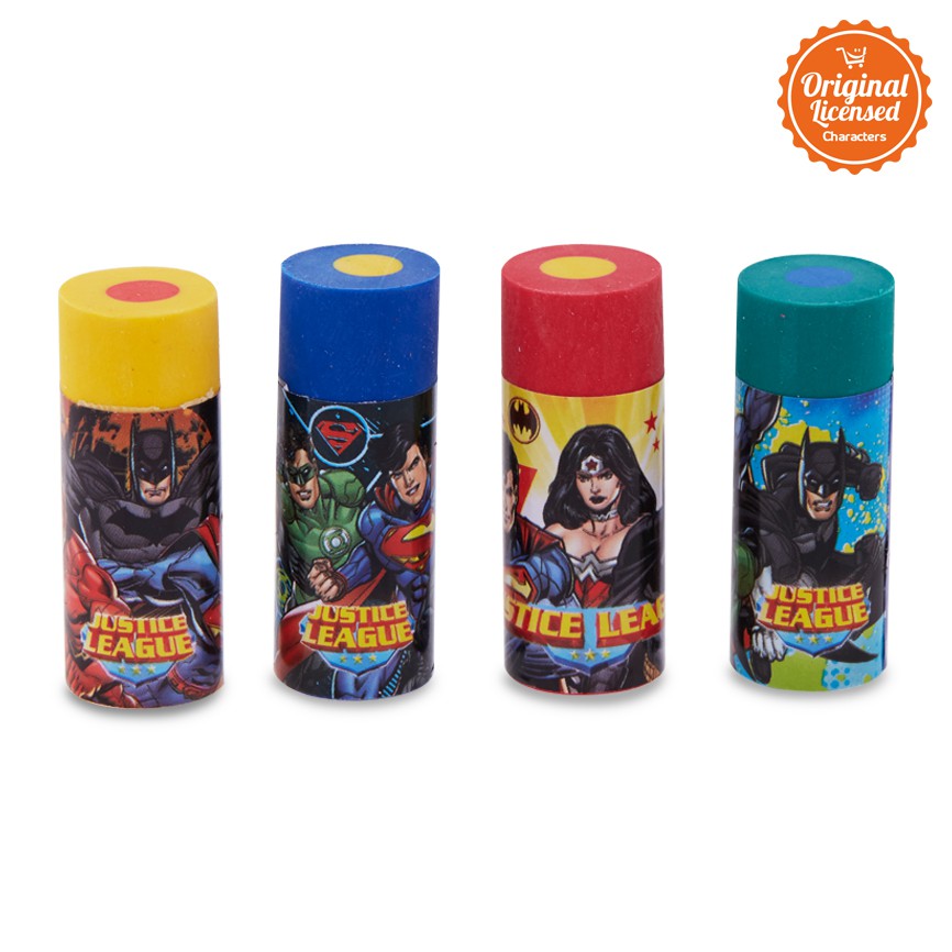 

Character Land-Justice League Eraser Isi 4 Pcs