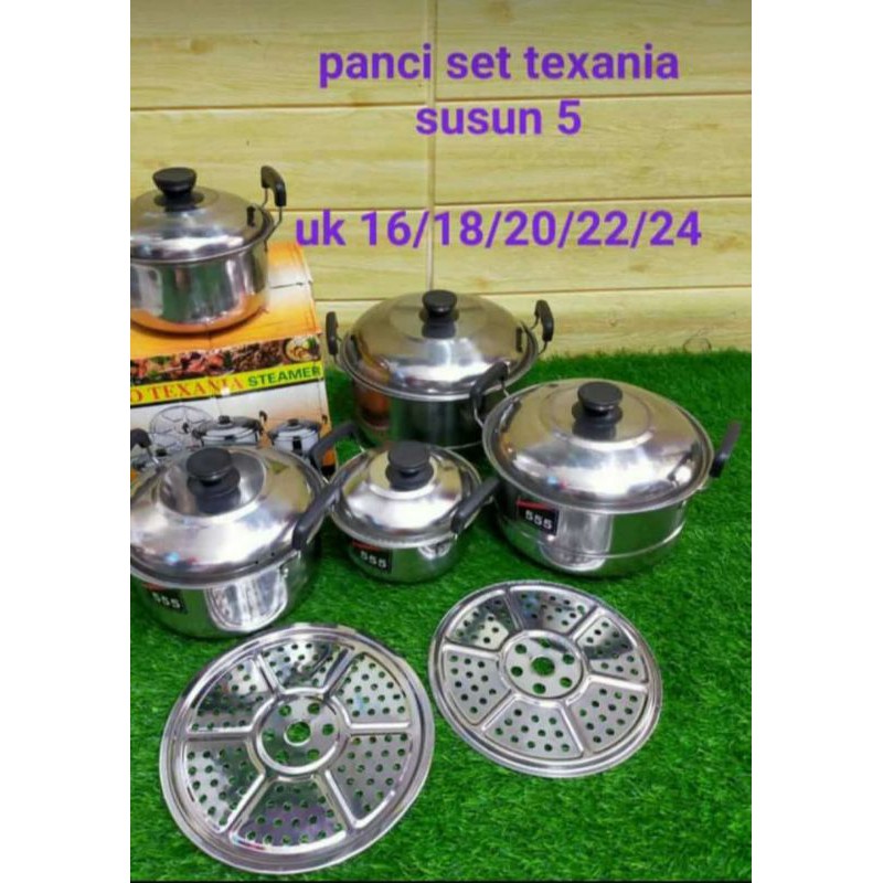 Panci set steamer ndo texania