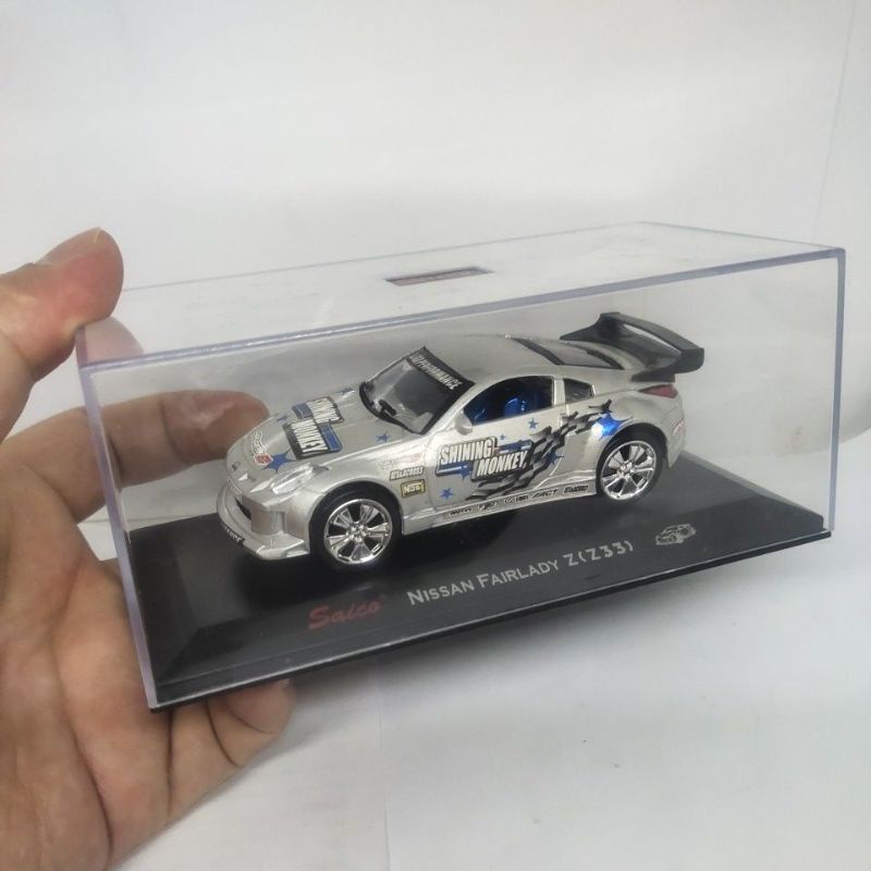 mainan diecast miniatur mobil Nissan fairlady 1:43 sport rally car