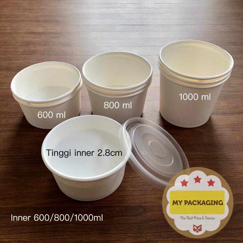 Inner / Tray Bowl 600/800/1000 ml - 50pcs