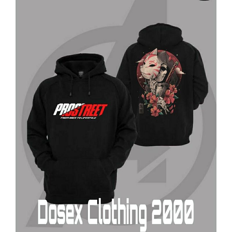 Hoodie Prostreet Skull Kitsune Custom
