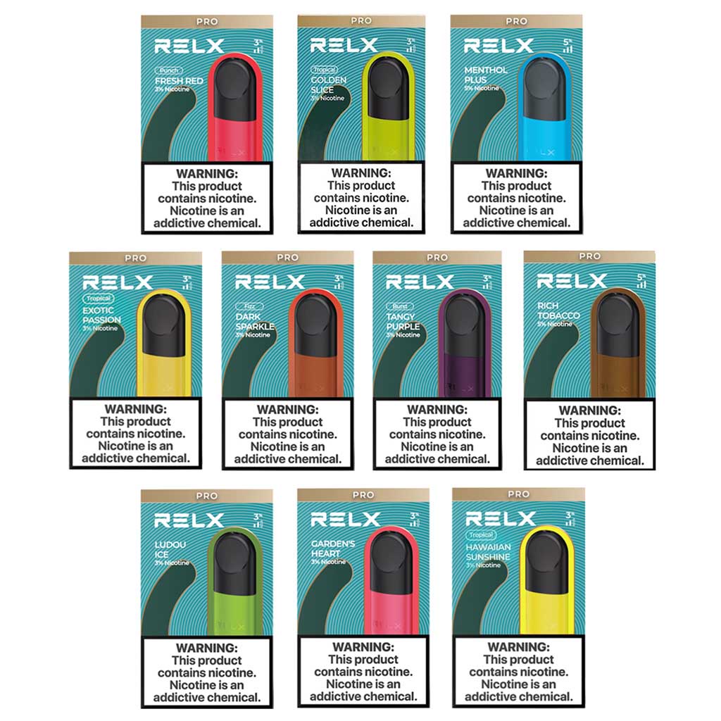 REFILL LIQUID 2.0ml VAPE RELX POD PRO 1 CERAMIC