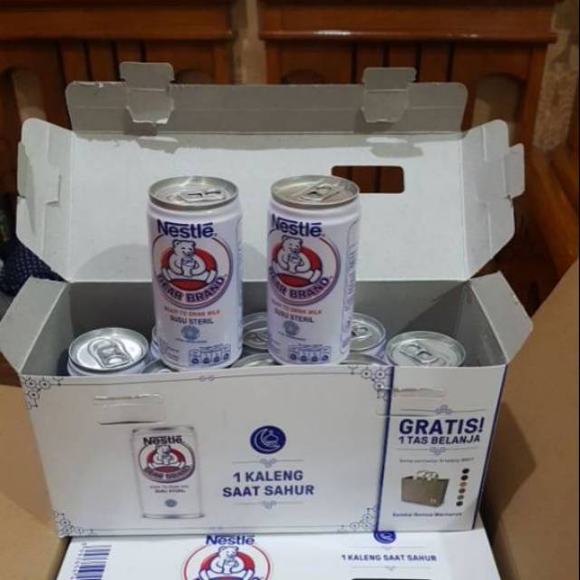 Susu beruang bear brand (10 klg) free tas belanja