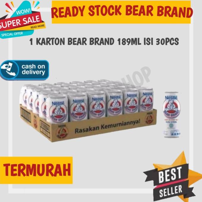 

BISA BAYAR DITEMPAT Susu beruang bear brand karton isi 30pcs lebih hemat murah