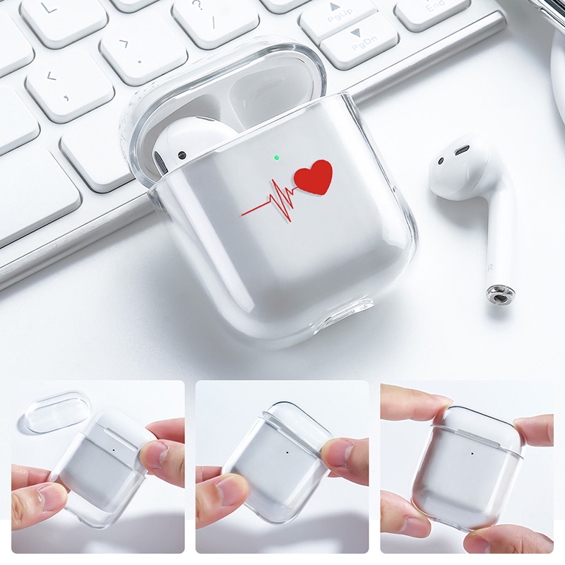 Case Motif Lukisan Perempuan Untuk AirPods 1 2