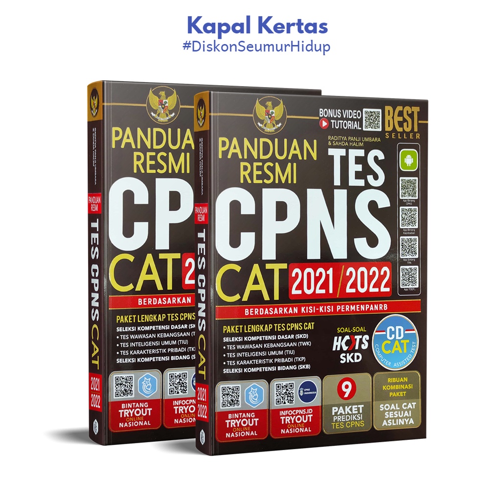 Buku CPNS Panduan Resmi Tes CPNS CAT 2021 2022
