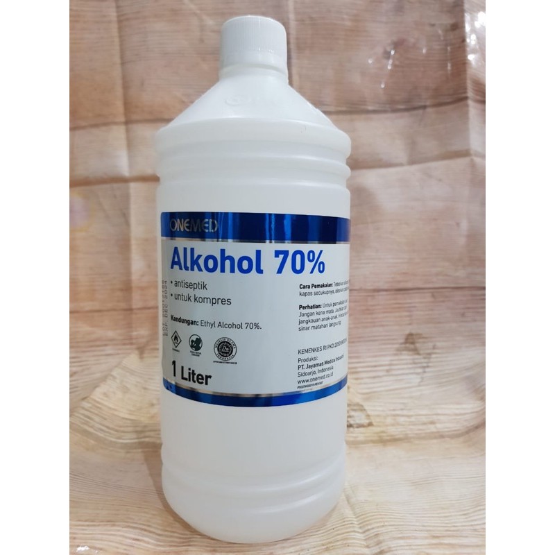 One Med Alkohol 70% 95 % 1 lt