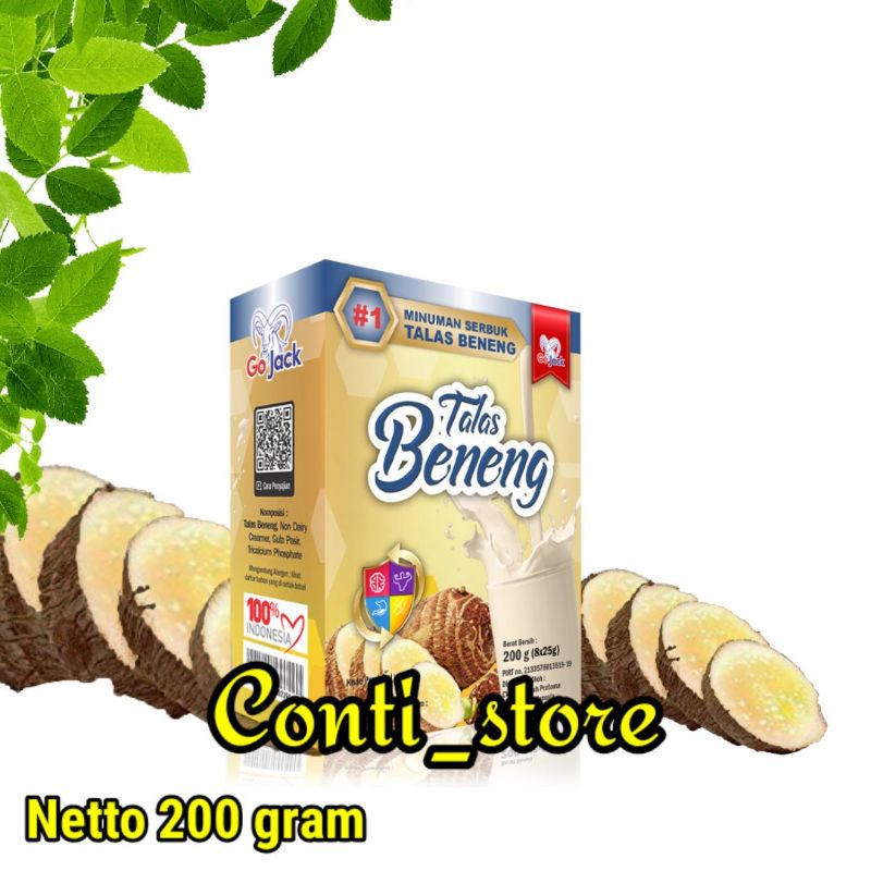 

Minuman Serbuk Taro - Talas Beneng Go Jack 200 gram