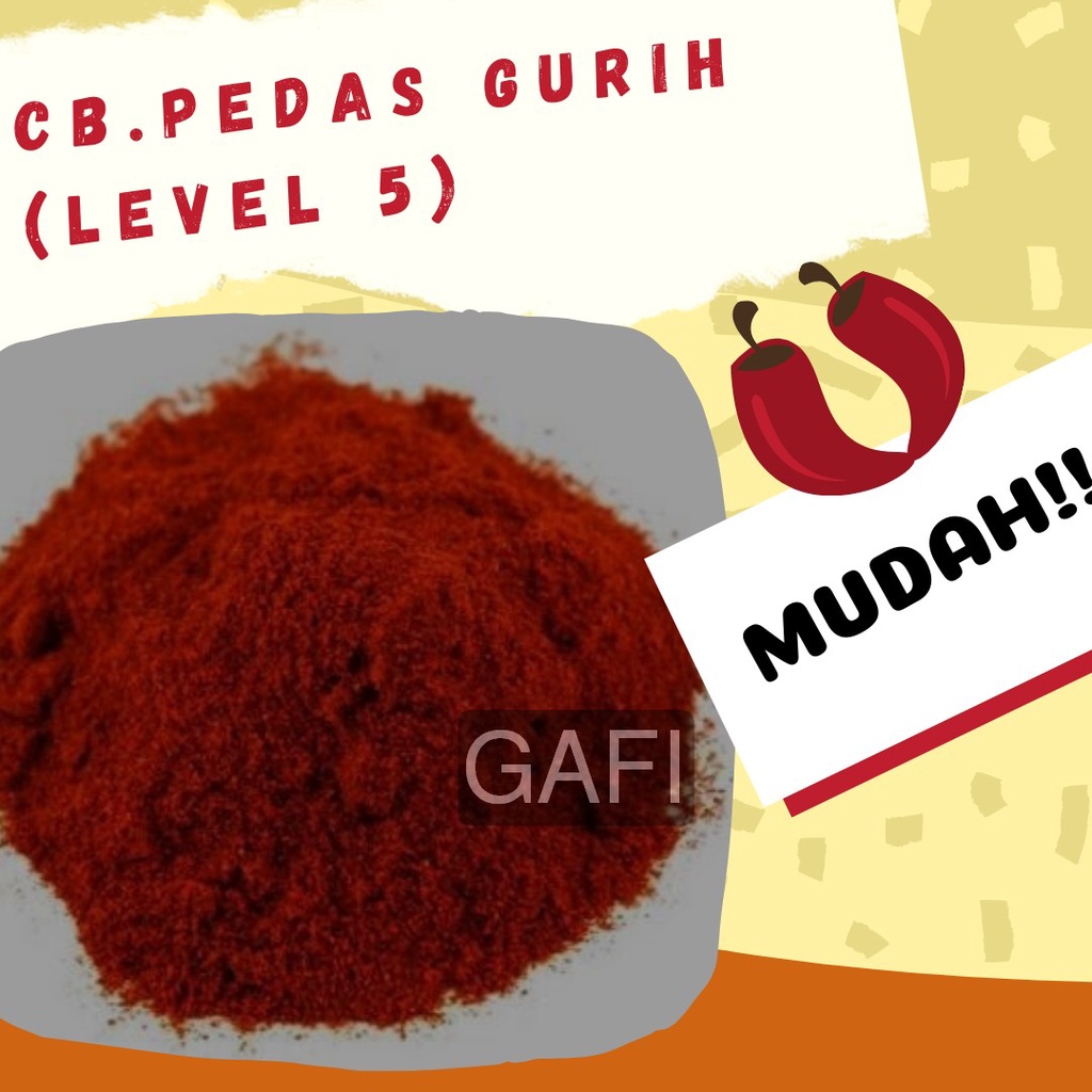 

Cabe Bubuk Pedas Gurih Level 5 1Kg Bubuk Cabe Pedas Gurih Level 5 1kg Makanan Kiloan Chilli Powder 1Kg Super Pedas Aneka Bahan Instan Murah Enak Terbaik Kering Terjamin Halal