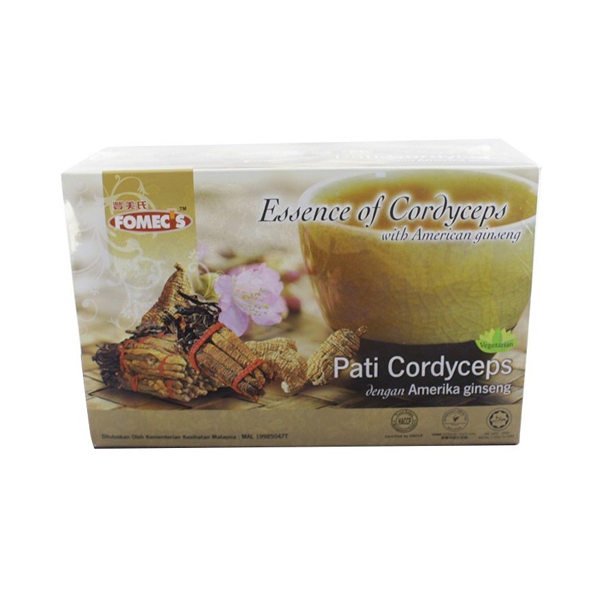 Fomec's Saripati Sari Pati Cordyceps Dengan Ginseng Amerika - Fomecs Isi 6x70 gr