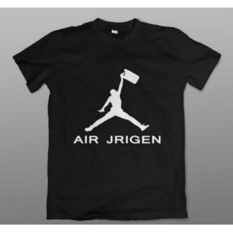 KAOS BAJU TSHIRT COSTUM KATA KATA PRIA WANITA PLESETAN AIR JRIGEN
